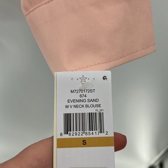 Single Thread Women's Lace Trim Blouse - Evening Sand - Small - New with tags - Picture 4 of 8